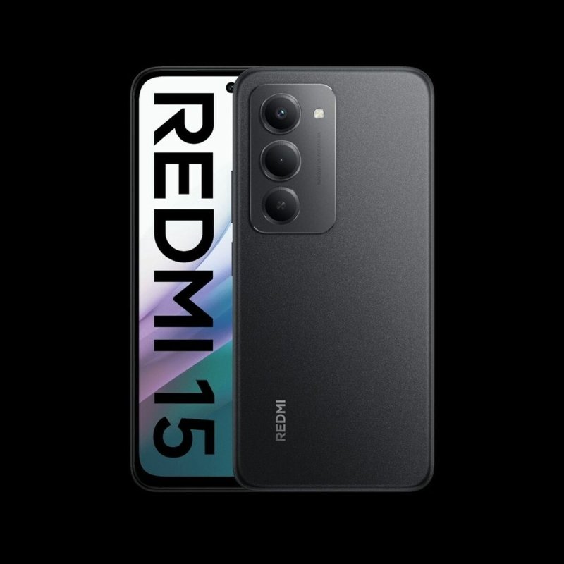 Smartphone Xiaomi REDMI 15 BLACK 6 GB RAM 128 GB Midnight black - ONLYTECK