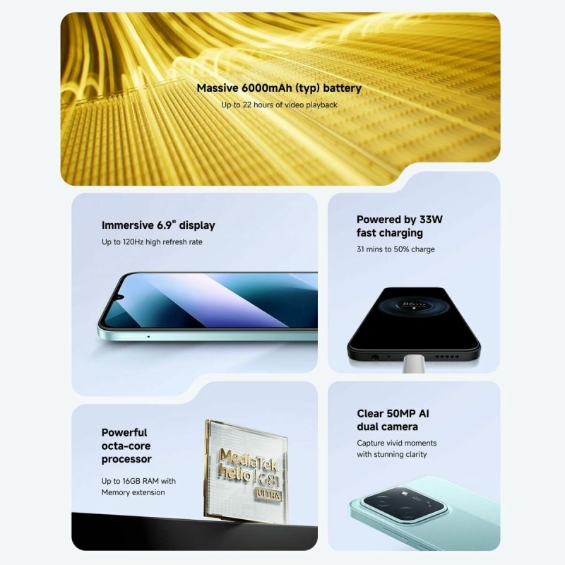 Smartphone Pocophone MZB0LFYEU 6,9" ARM Cortex - A55 8 GB RAM 256 GB Noir - ONLYTECK