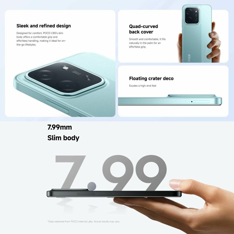 Smartphone Pocophone MZB0LFYEU 6,9" ARM Cortex - A55 8 GB RAM 256 GB Noir - ONLYTECK