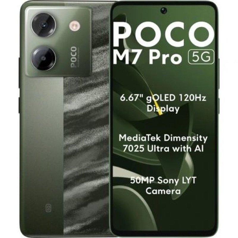 Smartphone Xiaomi POCO M7P 5G 12 - 512 GR Octa Core 12 GB RAM 512 GB Vert 6,67" - ONLYTECK