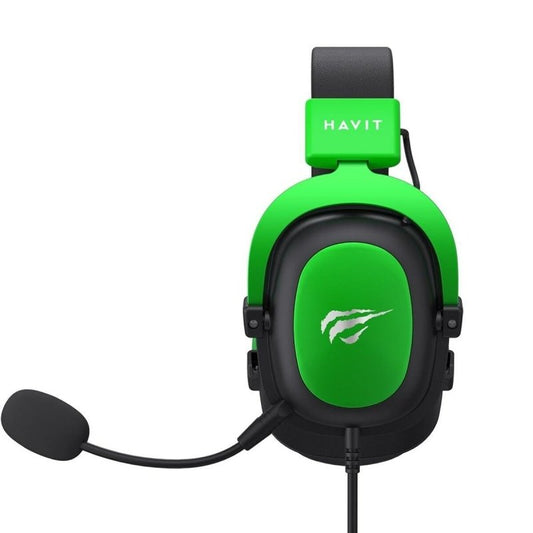 Casques avec Micro Gaming Havit H2002d Noir Vert - ONLYTECK