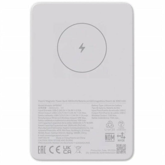 Chargeur d'ordinateur portable Xiaomi MAG PB 5000 WH Blanc 5000 mAh - ONLYTECK