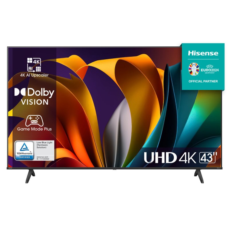 TV intelligente Hisense 43A6N 43 43" 4K Ultra HD LED HDR D - LED QLED - ONLYTECK