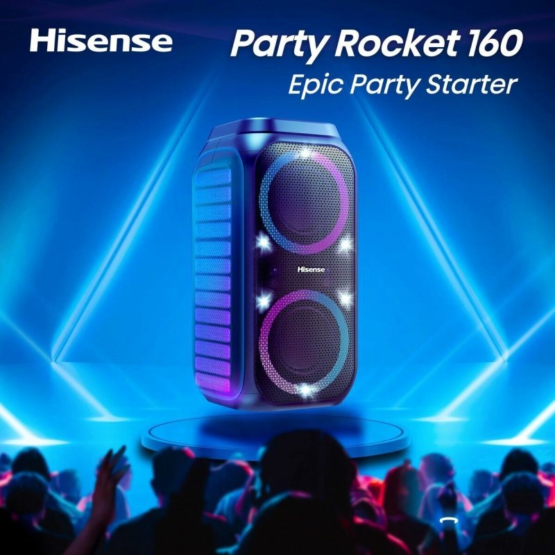 Haut - parleurs bluetooth portables Hisense PARTY ROCKET160 Noir - ONLYTECK