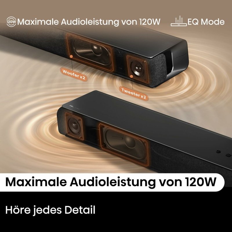 Barre audio Hisense HS1000 120W Noir 120 W - ONLYTECK