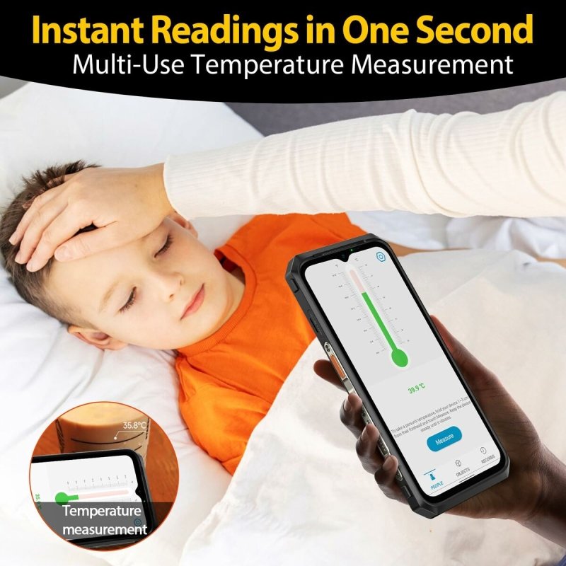 Smartphone Ulefone ARMOR 30 6,67" Mediatek Dimensity 700 12 GB RAM 512 GB Noir - ONLYTECK