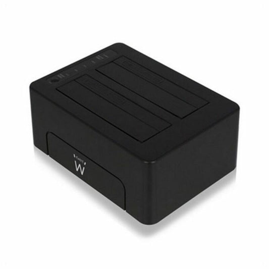Dock Station Dual Ewent EM7014 Dual 2.5" - 3.5" USB 3.1 ABS Noir - ONLYTECK