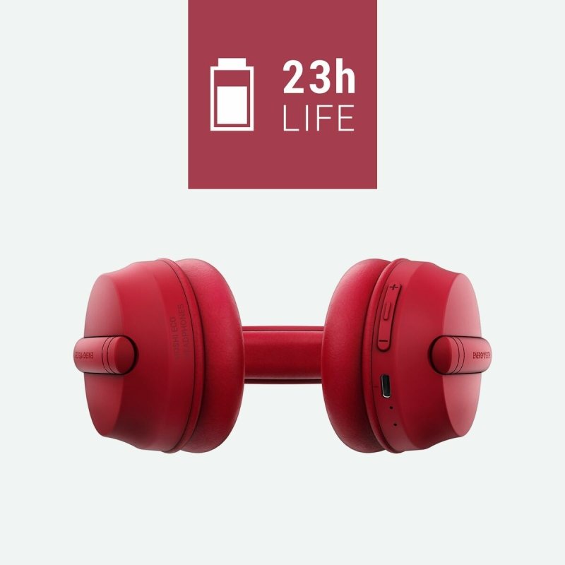 Casque Bluetooth à Bandeau Energy Sistem 457557 Rouge - ONLYTECK