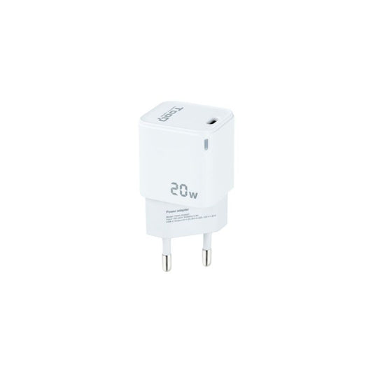 Chargeur mural TooQ TQWC - PD20WT Blanc 20 W (1 Unité) - ONLYTECK