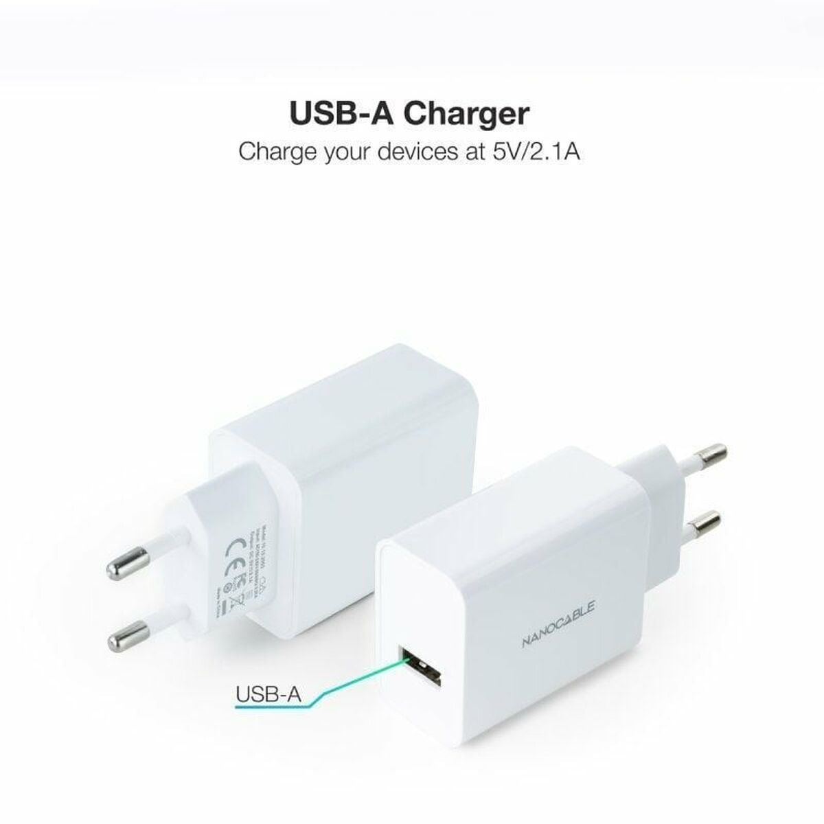 Chargeur mural NANOCABLE 10.10.2003 - ONLYTECK