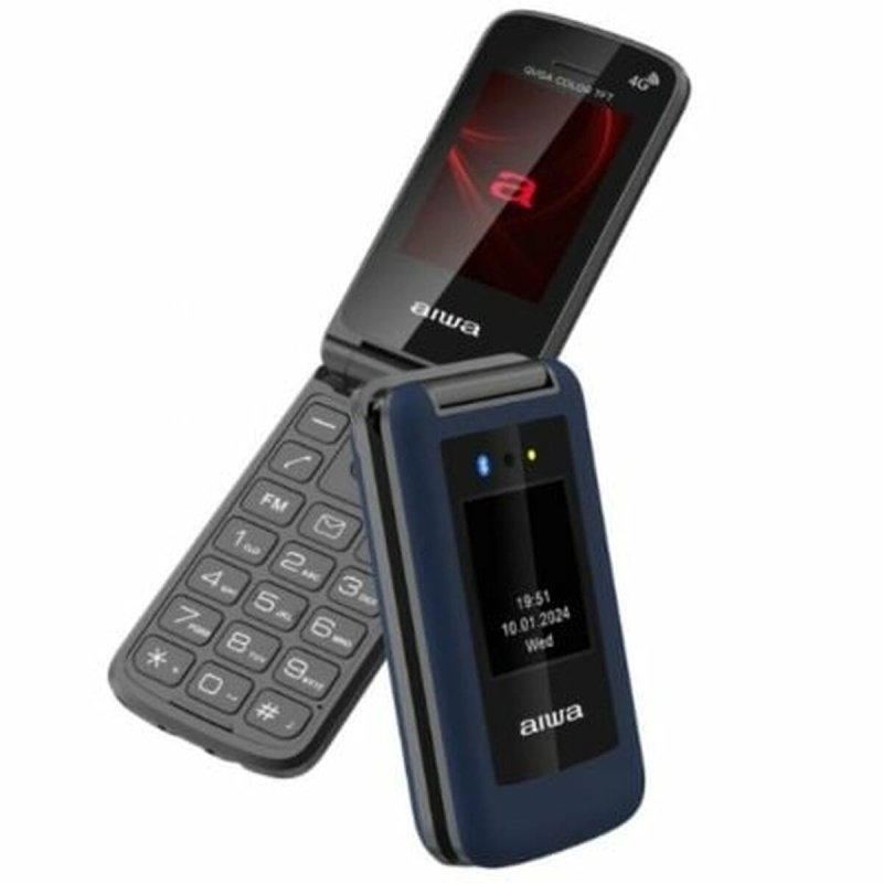Téléphone portable pour personnes âgées Aiwa FP - 30 - 4G/BL - ONLYTECK