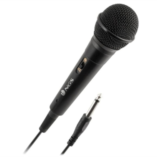 Microphone Karaoké NGS ELEC - MIC - 0001 Noir - ONLYTECK