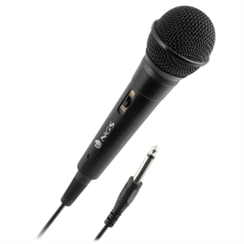 Microphone Karaoké NGS ELEC - MIC - 0001 Noir - ONLYTECK