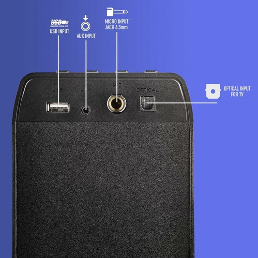 Haut - parleurs bluetooth portables NGS SKY CHARM PRO Noir 50 W - ONLYTECK