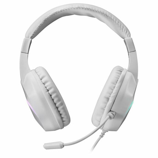 Casque avec Microphone Gaming Mars Gaming MH122W Blanc - ONLYTECK