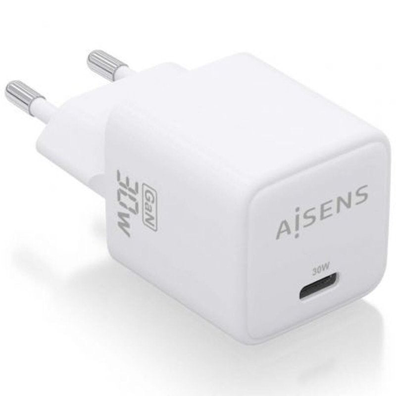 Chargeur mural Aisens ASCH - 30W1P035 - W Blanc Multicouleur 33 W (1 Unité) - ONLYTECK