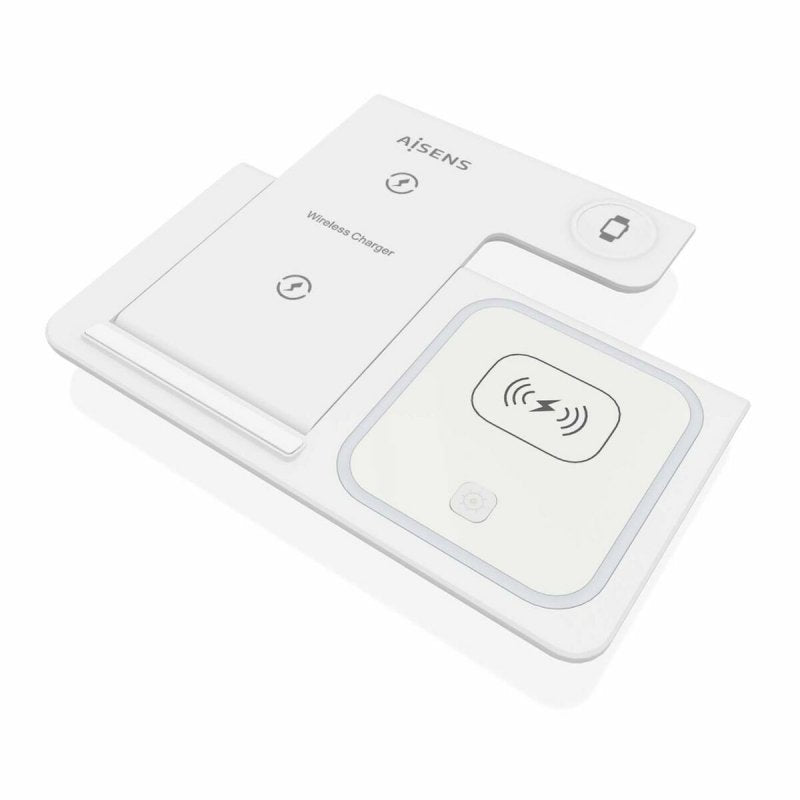 Chargeur sans fil Aisens ASCH - 15W3WC044 - W Blanc 15 W 3 - en - 1 - ONLYTECK