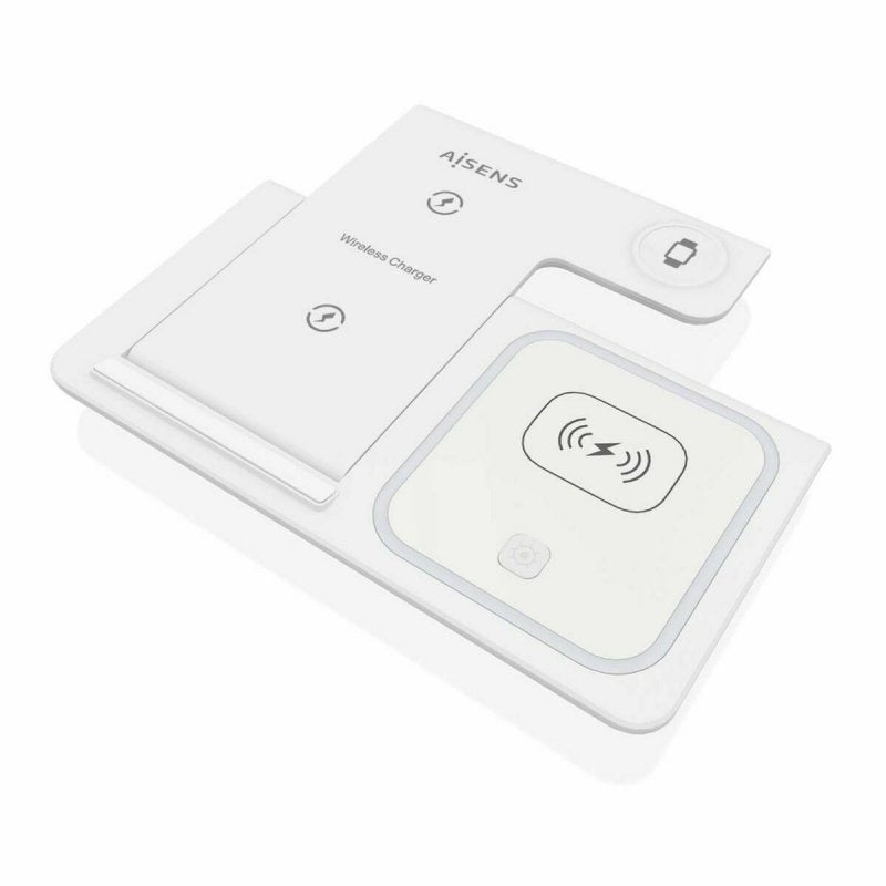 Chargeur sans fil Aisens ASCH - 15W3WC044 - W Blanc 15 W 3 - en - 1 - ONLYTECK