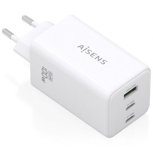 Chargeur sans fil Aisens ASCH - 100W3P051 - W Blanc 100 W - ONLYTECK