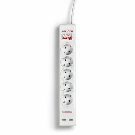 Réglette Salicru 680BA000002 USB Blanc (1,5 m) - ONLYTECK