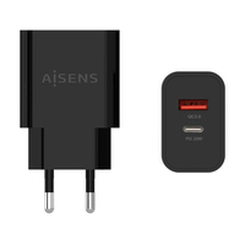 Chargeur mural Aisens A110 - 0682 Noir 20 W - ONLYTECK
