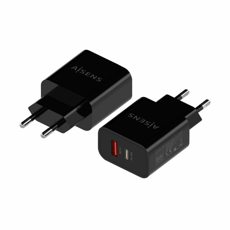 Chargeur mural Aisens A110 - 0682 Noir 20 W - ONLYTECK