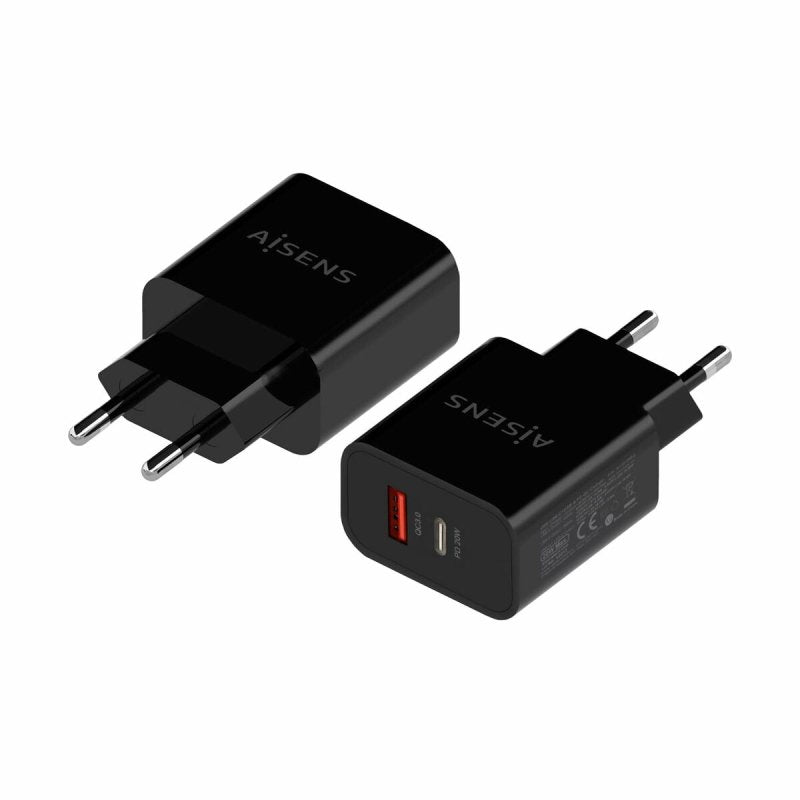 Chargeur mural Aisens A110 - 0682 Noir 20 W - ONLYTECK