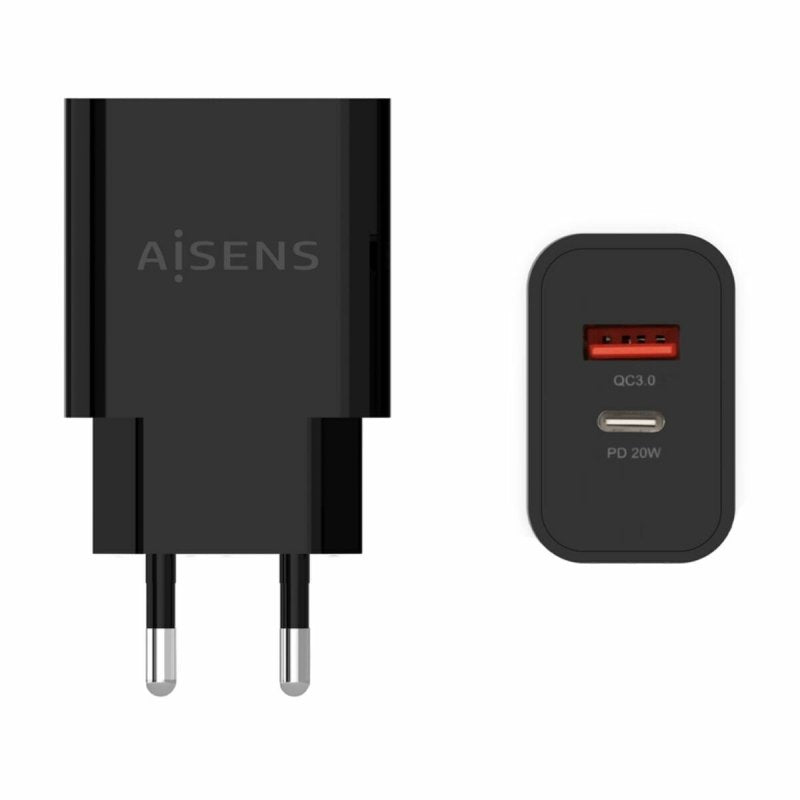 Chargeur mural Aisens A110 - 0682 Noir 20 W - ONLYTECK