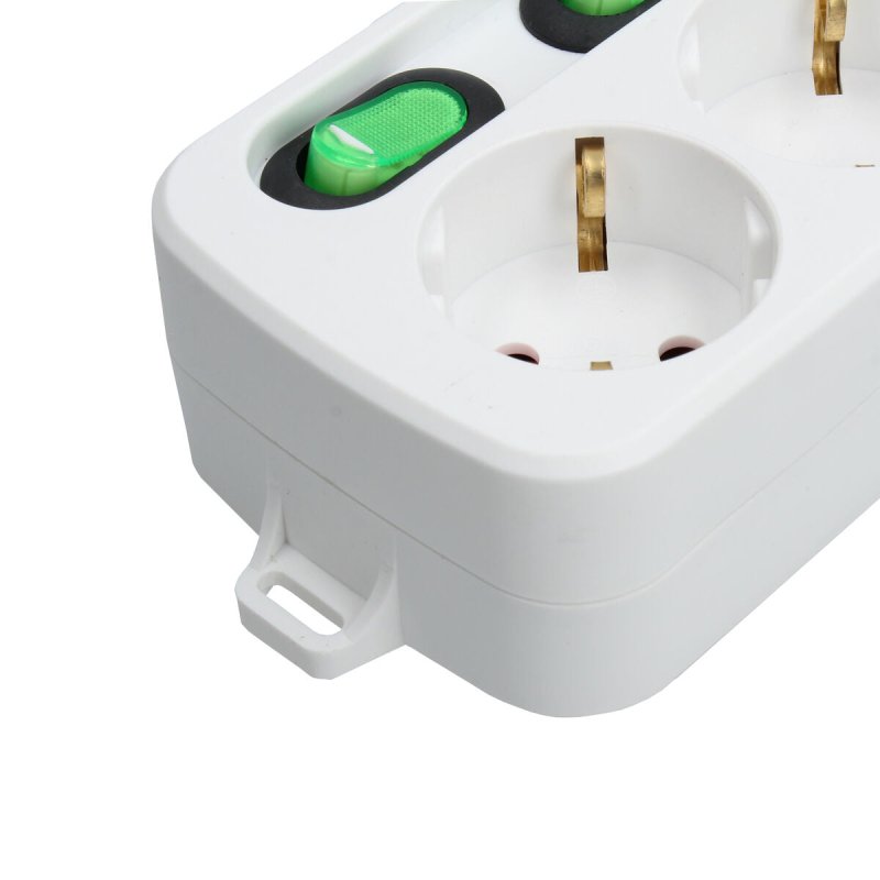 Rallonge 3 prises Schuko avec interrupteur TM Electron 3680 W Blanc (1,5 m) - ONLYTECK