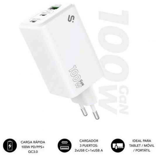 Chargeur mural Subblim SUBCHG - 6G3510 Blanc 120 W - ONLYTECK