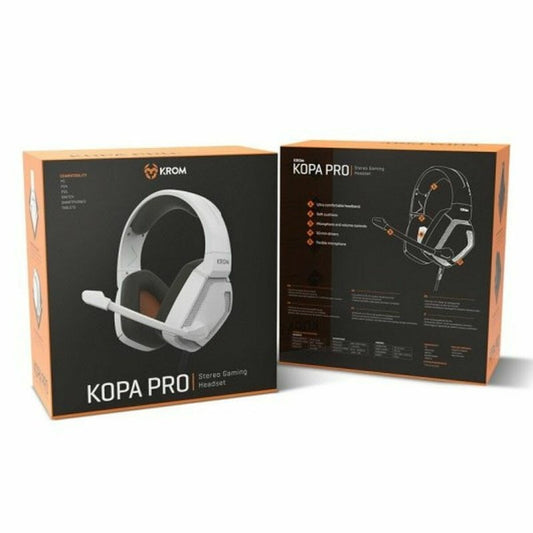 Casques avec Microphone Krom NXKROMKOPAPROWH - ONLYTECK