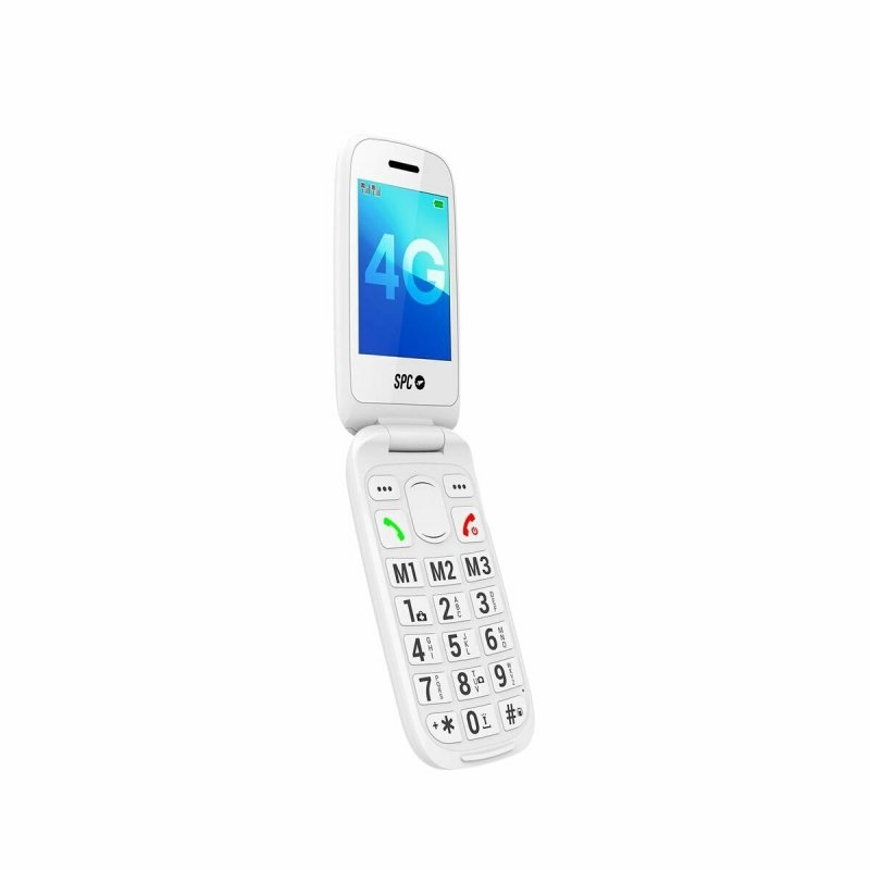Téléphone portable pour personnes âgées SPC 2337B 2,8" 128 GB Blanc - ONLYTECK