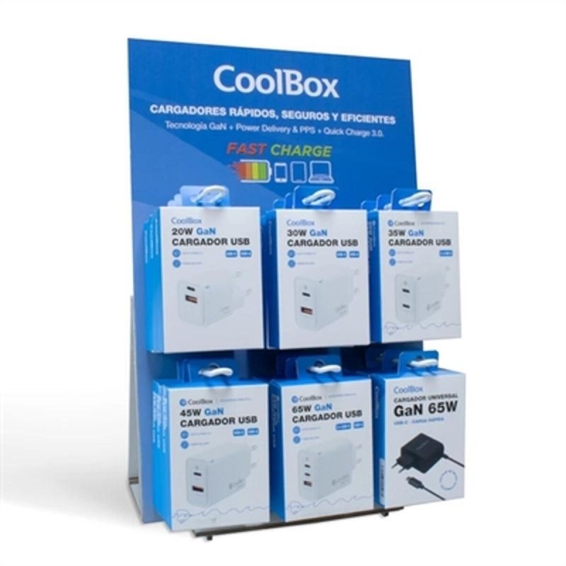 Chargeur mural CoolBox COO - PACK - GAN - ONLYTECK