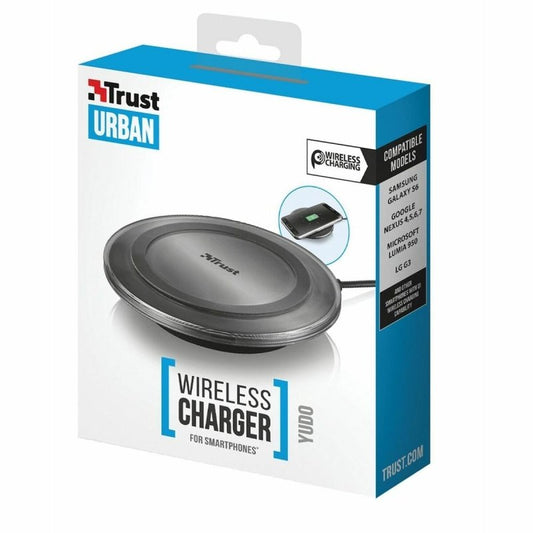 Chargeur sans fil Trust Urban Yudo Noir/Argenté - ONLYTECK