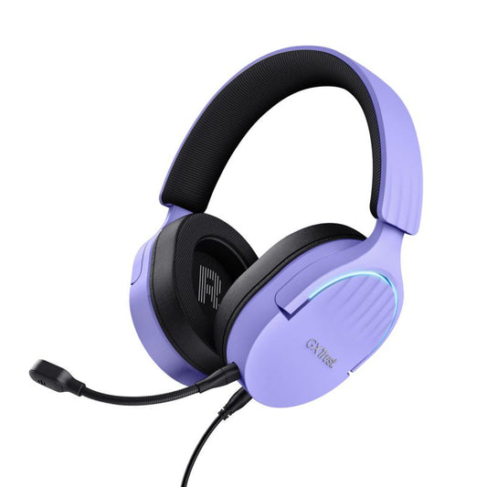 Casques avec Micro Gaming Trust GXT 490 Noir Pourpre - ONLYTECK