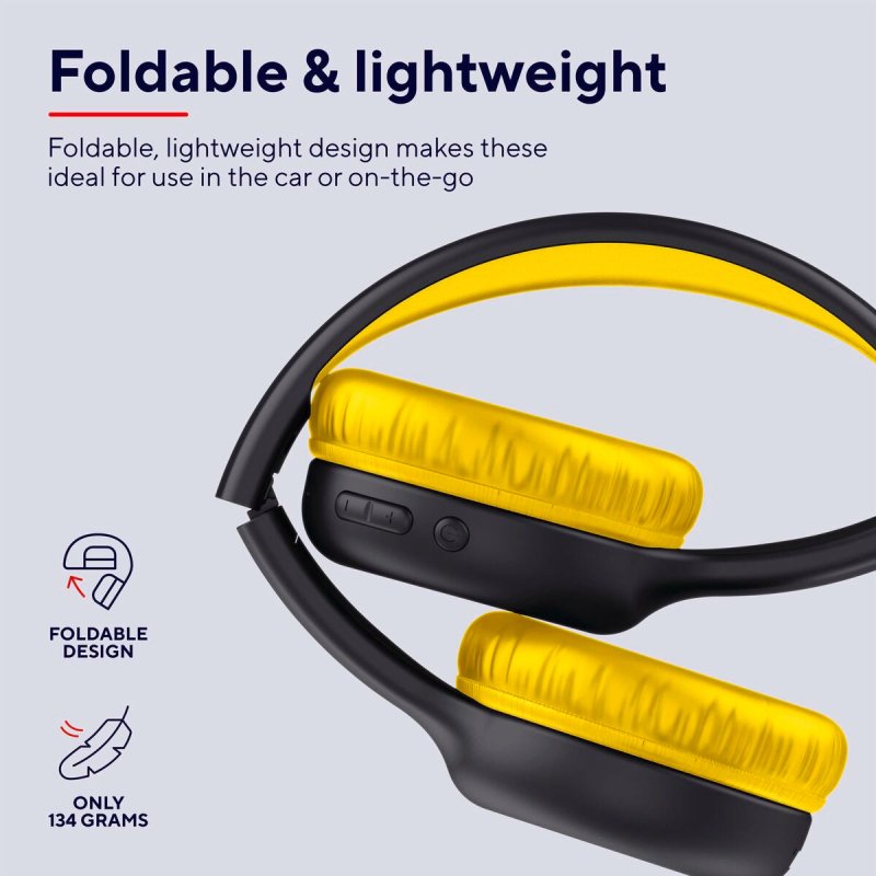 Oreillette Bluetooth Trust 25405 Jaune Noir - ONLYTECK