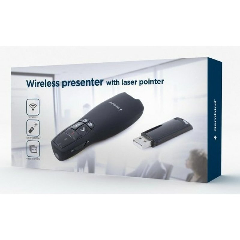 Télécommande Universelle GEMBIRD WP - L - 12 Noir - ONLYTECK