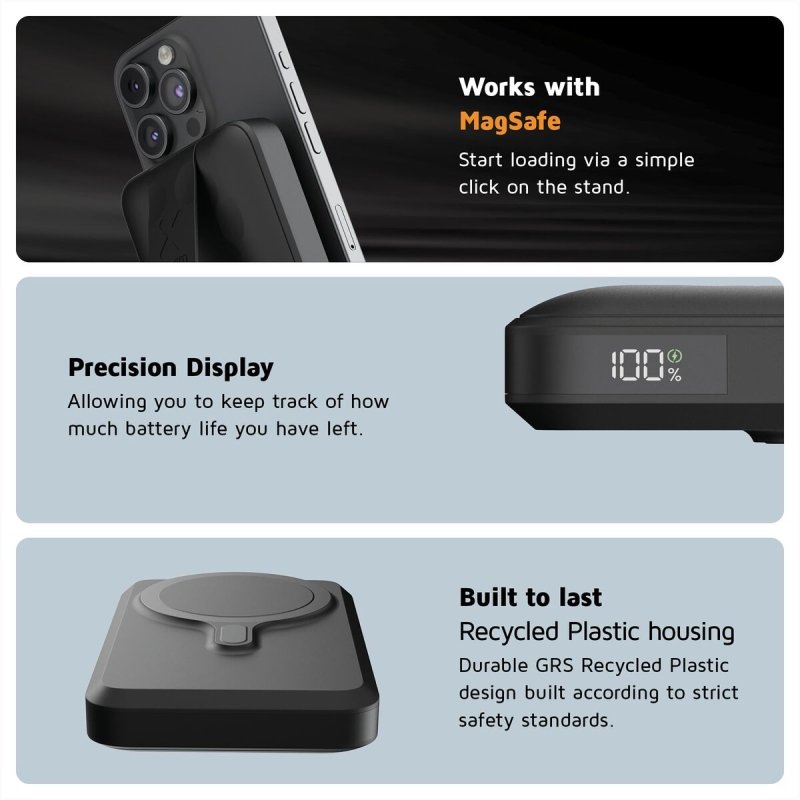 Powerbank Xtorm FS5W101 Noir 10000 mAh 38,5 WH - ONLYTECK