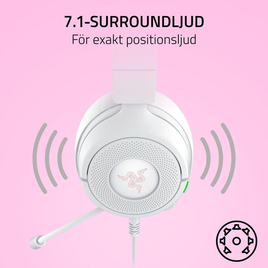 Casque Razer RZ04 - 05350300 - R3M1 Blanc - ONLYTECK