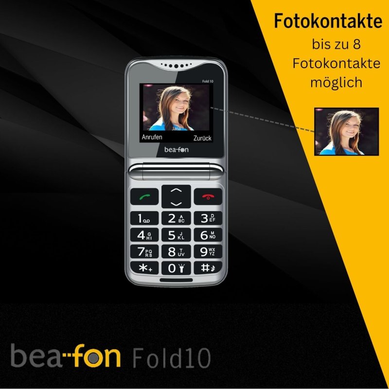 Téléphone Sans Fil beafon FOLD10 LTE - ONLYTECK