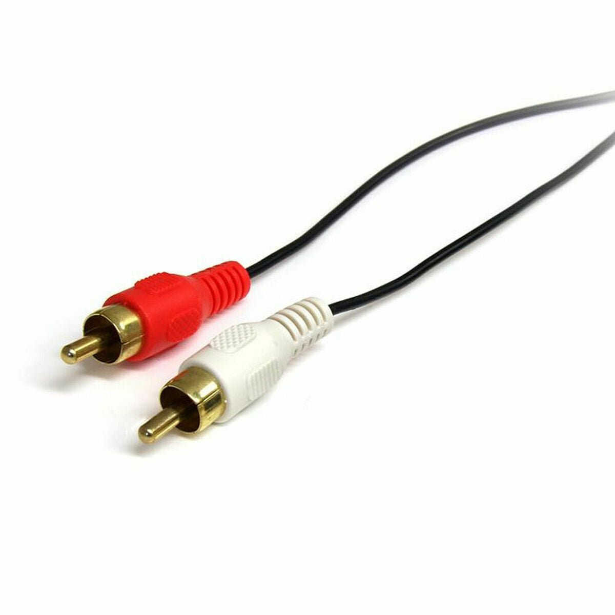 Câble Audio Jack (3,5 mm) vers 2 RCA Startech MU3MMRCA 0,9 m Noir - ONLYTECK