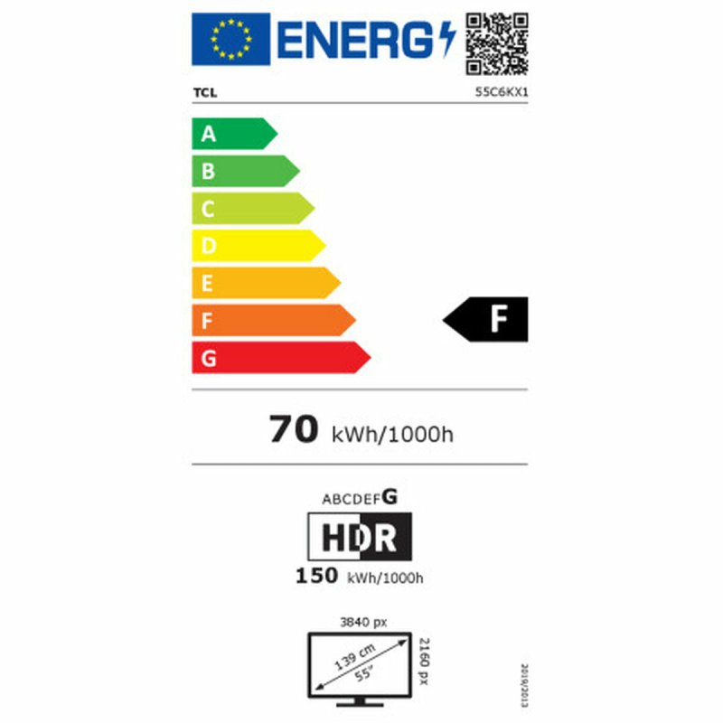 TV intelligente TCL 55C6K 4K Ultra HD 55" QLED - ONLYTECK