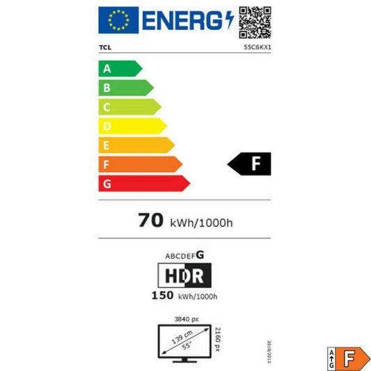 TV intelligente TCL 55C6K 4K Ultra HD 55" QLED - ONLYTECK